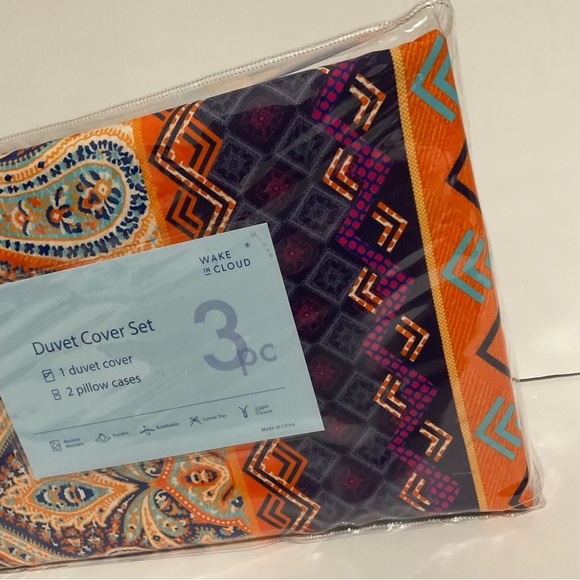 Bohemian Duvet Cover Set Full Size - Picture 2 of 7